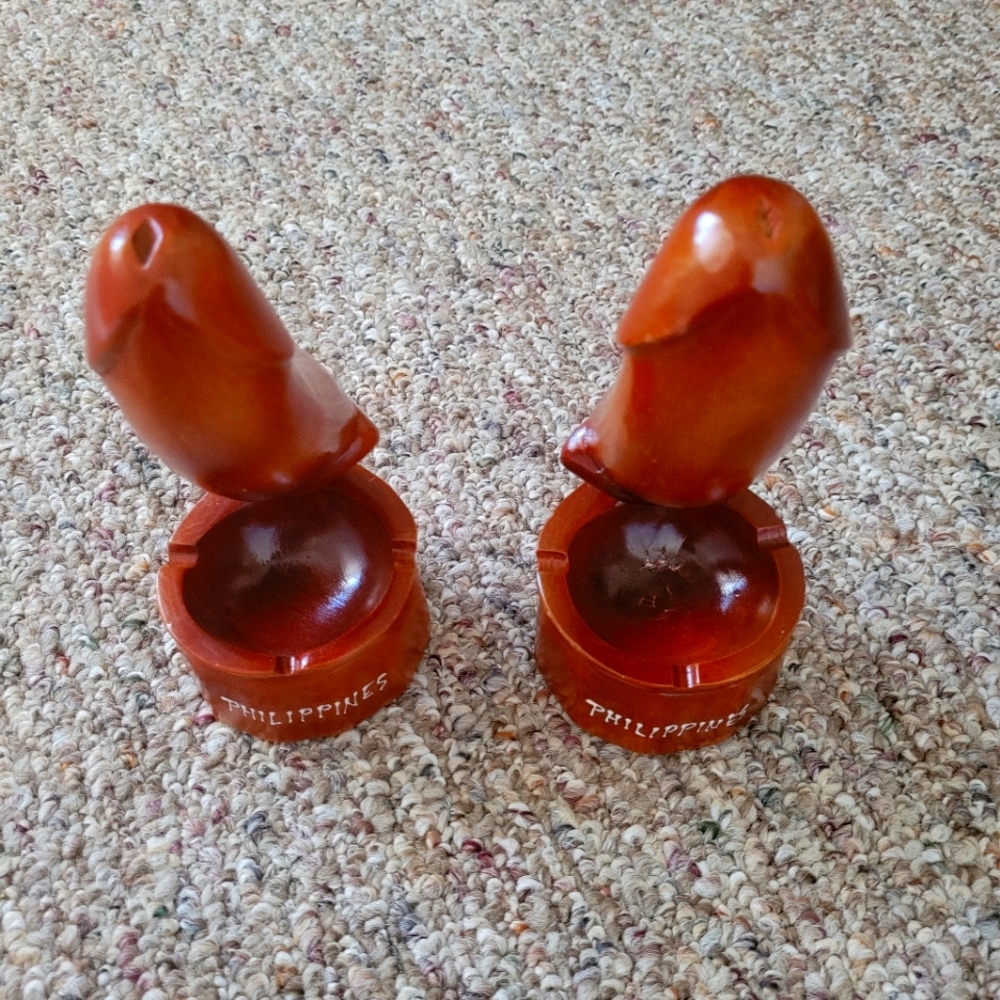 Phallic ashtray- souvenirs from my Asian trip.